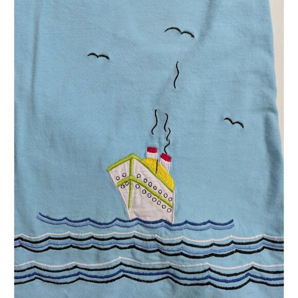 Michael Simon Lite Women's Maxi Dress Cruise Ship Embroidery Size PL - Picture 4 of 12